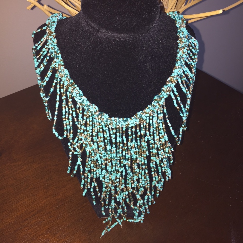 Turquoise Beaded Necklace